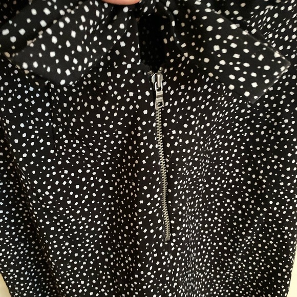 Sam Edelman Jumpsuit Black and White Polka Dot - Picture 8 of 12